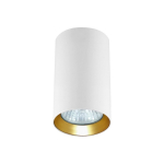 Light Prestige Manacor oczko białe ze złotym ringiem 9 cm GU10 biały LP-232/1D - 90 WH/GD