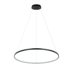 Light Prestige Ring lampa wisząca średnia czarna 3000K LP-909/1P M BK 1xLED czarny