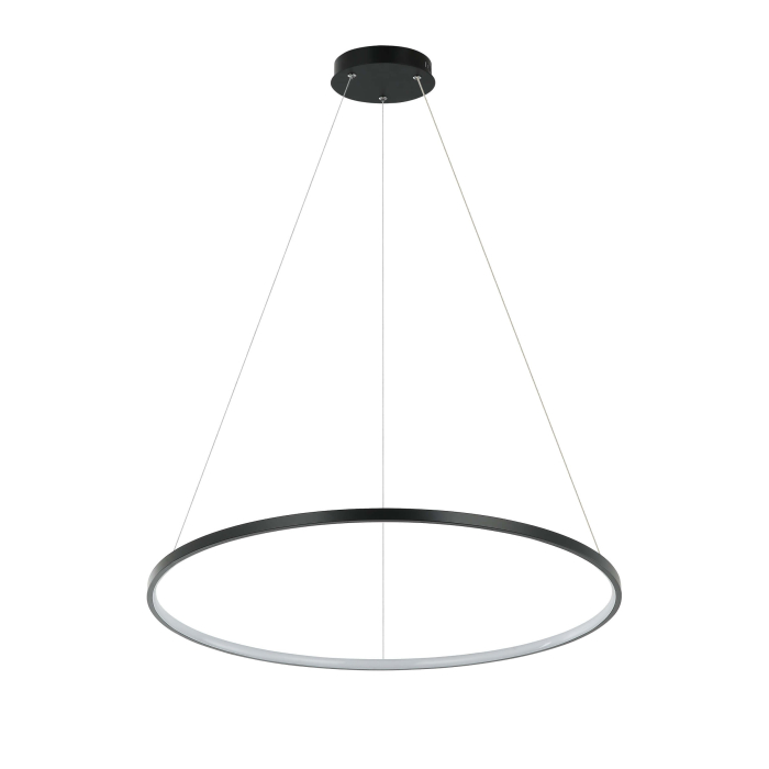 Light Prestige Ring lampa wisząca średnia czarna 3000K LP-909/1P M BK 1xLED czarny