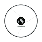 Light Prestige Ring lampa wisząca średnia czarna 3000K LP-909/1P M BK 1xLED czarny
