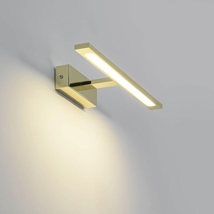 Light Prestige Isla kinkiet złoty średni z IP44 3000K LED złoty GS-LWB-12W/3 GOLD