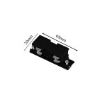 Light Prestige Łącznik wewnętrzny 3F czarny  LP-551/4 BK