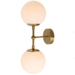 Light Prestige Dorado kinkiet 2 złoty 2xE14 złoty/ biały