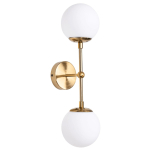 Light Prestige Dorado kinkiet 2 złoty L 2xG9 złoty / biały