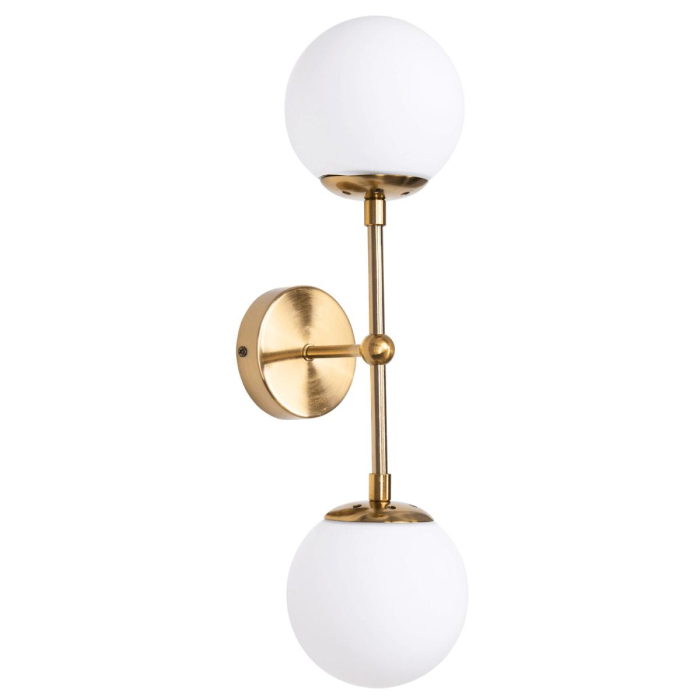 Light Prestige Dorado kinkiet 2 złoty L 2xG9 złoty / biały