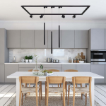 Light Prestige Lungo 1 czarna wisząca do szynoprzewodu 3F  LP-894/1P BK 3F 1xG9 Czarny