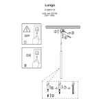 Light Prestige Lungo 1 czarna wisząca do szynoprzewodu 3F  LP-894/1P BK 3F 1xG9 Czarny