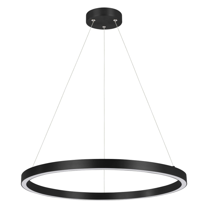 Light Prestige Midway lampa wisząca mała czarna Triangle LP-033/1P S  BK Triangle 1xLED Czarny