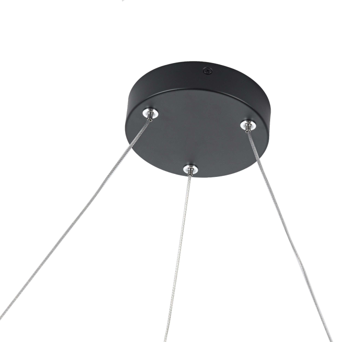 Light Prestige Midway lampa wisząca mała czarna Triangle LP-033/1P S  BK Triangle 1xLED Czarny