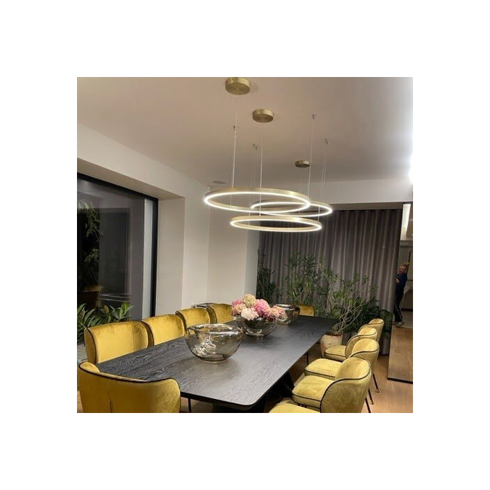 Light Prestige Midway lampa wisząca duża złota LP-033/1P L GD 1xLED Złoty