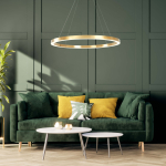 Light Prestige Midway Lampa wisząca LED 1x65W złoty błyszczący LP-033/1P XL GD Shiny