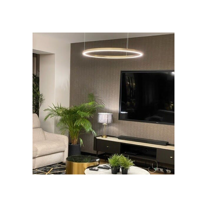 Light Prestige Midway Lampa wisząca LED 1x65W złoty błyszczący LP-033/1P XL GD Shiny