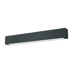 Light Prestige Ibros kinkiet czarny sredni z IP44 3000K  GS-LWA-9W 3000K BK 1xLED czarny