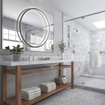 Light Prestige Mirror lampa wisząca mała czarna IP44 LP-999/1P S BK 1xLED czarny