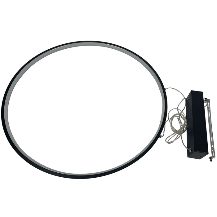 Light Prestige Mirror lampa wisząca mała czarna IP44 LP-999/1P S BK 1xLED czarny