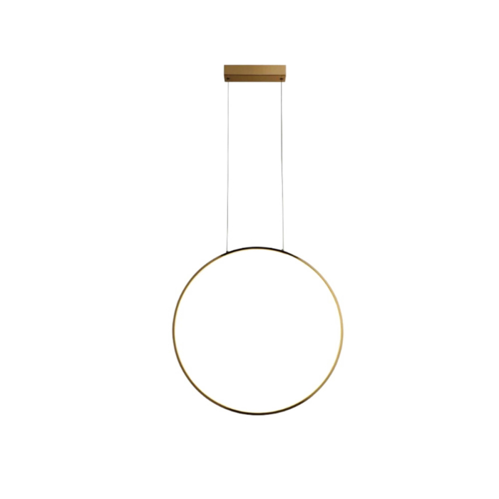 Light Prestige Mirror wisząca mała złota 1xLED IP44 złoty LP-999/1P S GD