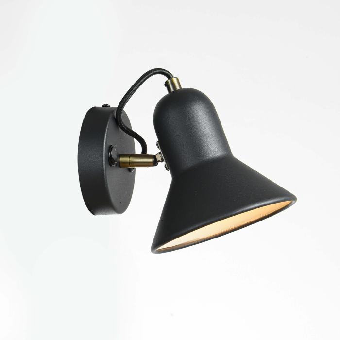 Light Prestige Astama kinkiet czarny E27 czarny LP-1122/1W BK