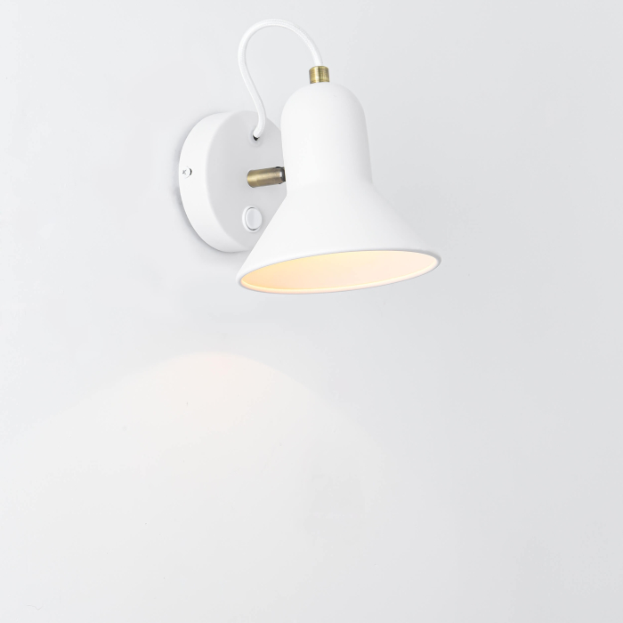 Light Prestige Astama kinkiet biały E27 biały LP-1122/1W WH