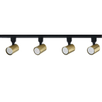 Light Prestige Snow SET 1F złoty LP-737 GD SET 4xGU10 czarny/złoty