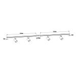 Light Prestige Snow SET 1F czarny GU10 czarny LP-737 BK SET