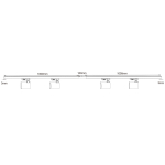 Light Prestige Snow System 3F GU10 4x50W biały LP-737 WH SET 3F