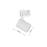 Light Prestige Snow System 3F GU10 4x50W biały LP-737 WH SET 3F