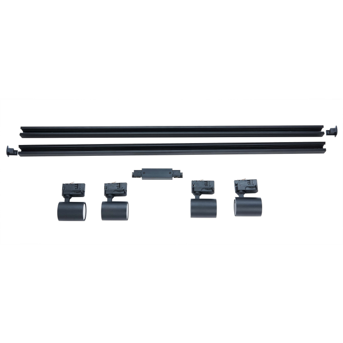 Light Prestige Snow System 3F GU10 4x50W czarny LP-737 BK SET 3F