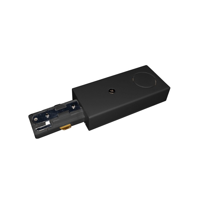 Light Prestige Zasilanie końcowe do szynoprzewodów 1F czarne  LP-556-S-BK