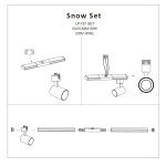 Light Prestige Snow reflektor 3F czarny 1xGU10 czarny