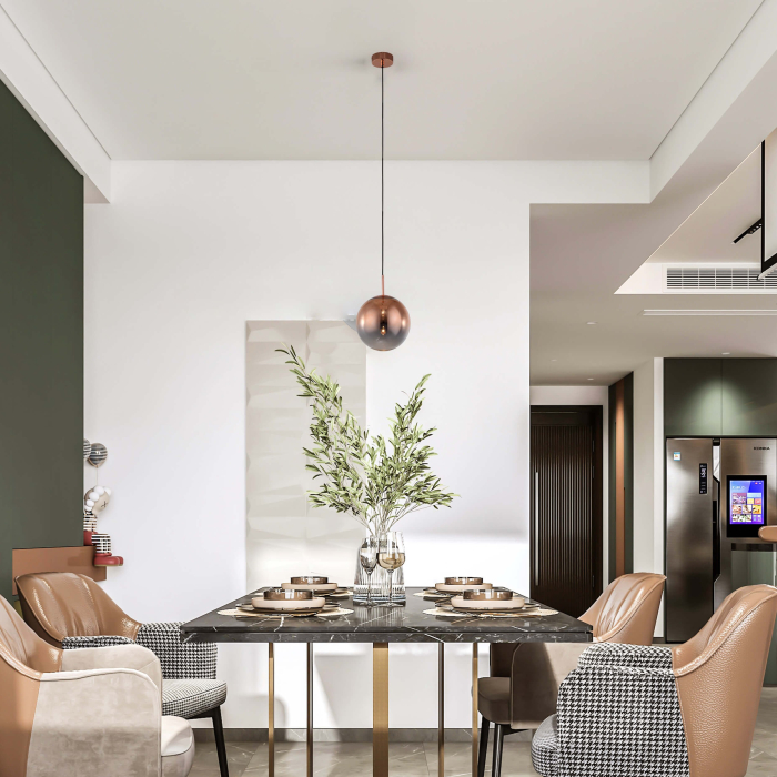 Light Prestige Palla wisząca miedziana E27 miedziany/transparetny LP-2844/1P MI