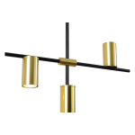 Light Prestige Arizona 6 linia lampa wisząca czarny/złoty LP-074/6PL BK/GD 6xGU10 czarny / złoty
