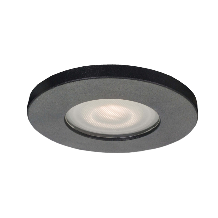 Light Prestige Lagos oczko podtynkowe okrągłe czarne IP65 GU10 czarny LP-440/1RS BK