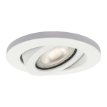 Light Prestige Lagos oczko podtynkowe okrągłe ruchome białe IP20 GU10 biały LP-440/1RS WH movable