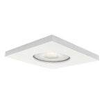 Light Prestige Lagos oczko podtynkowe kwadratowe białe IP65 GU10 biały LP-440/1RS WH square