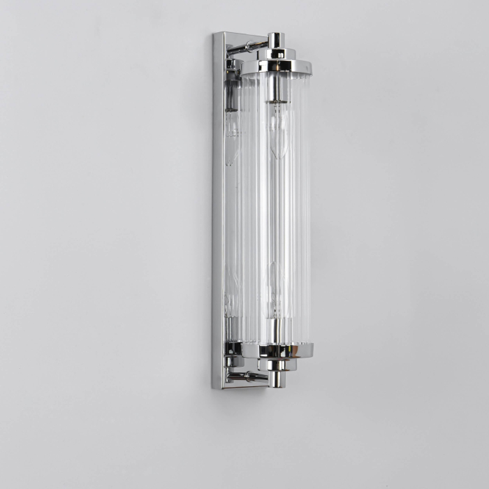 Light Prestige Lorenzo Kinkiet E14 2x40W transparentny/srebrny LP-2960/1W CH