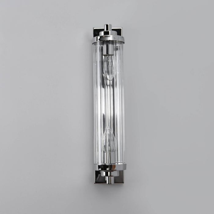 Light Prestige Lorenzo Kinkiet E14 2x40W transparentny/srebrny LP-2960/1W CH