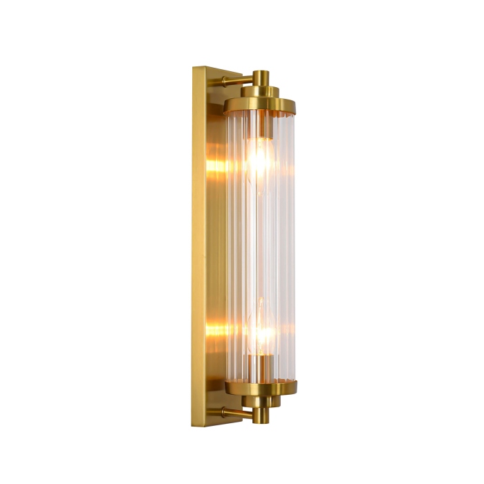 Light Prestige Lorenzo Kinkiet E14 2x40W transparentny/złoty LP-2960/1W GD