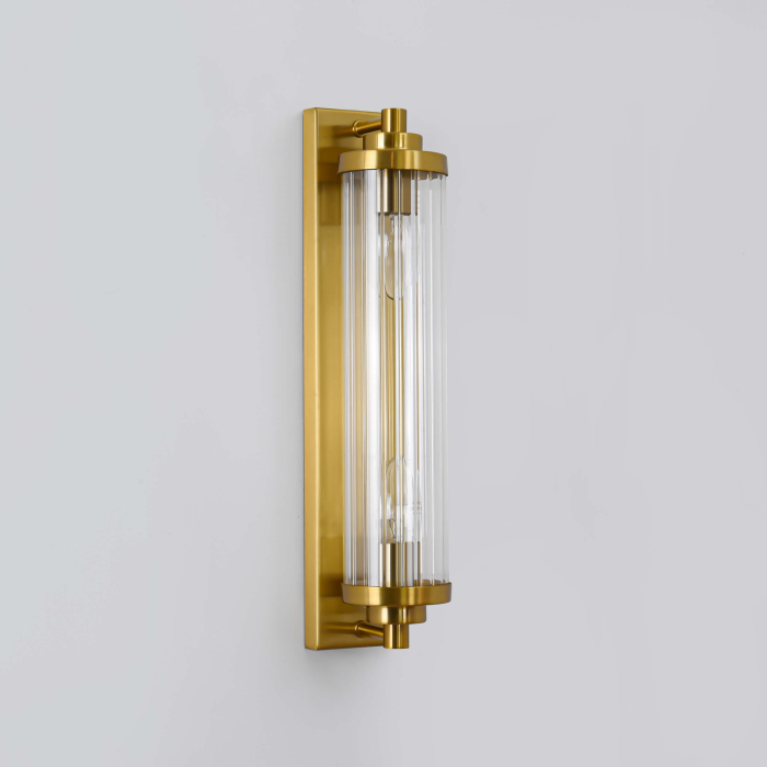 Light Prestige Lorenzo Kinkiet E14 2x40W transparentny/złoty LP-2960/1W GD