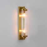 Light Prestige Lorenzo Kinkiet E14 2x40W transparentny/złoty LP-2960/1W GD