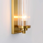 Light Prestige Lorenzo Kinkiet E14 2x40W transparentny/złoty LP-2960/1W GD