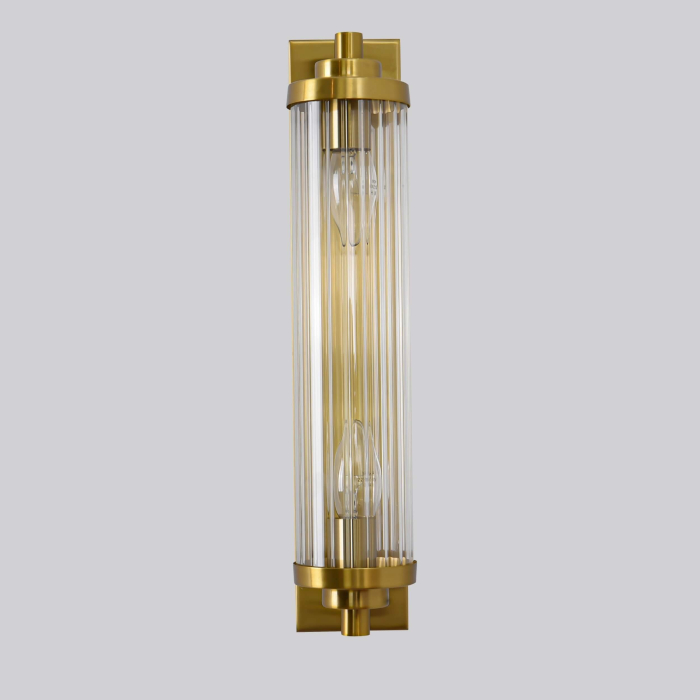 Light Prestige Lorenzo Kinkiet E14 2x40W transparentny/złoty LP-2960/1W GD