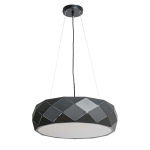 Light Prestige Reus wisząca czarna E27 czarny LP-8069/1P BK