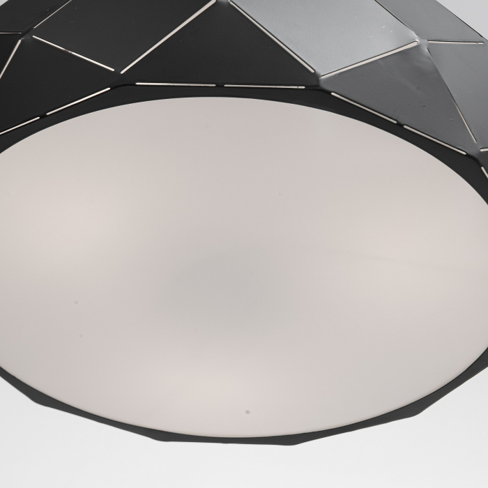 Light Prestige Reus wisząca czarna E27 czarny LP-8069/1P BK