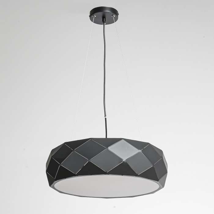Light Prestige Reus wisząca czarna E27 czarny LP-8069/1P BK