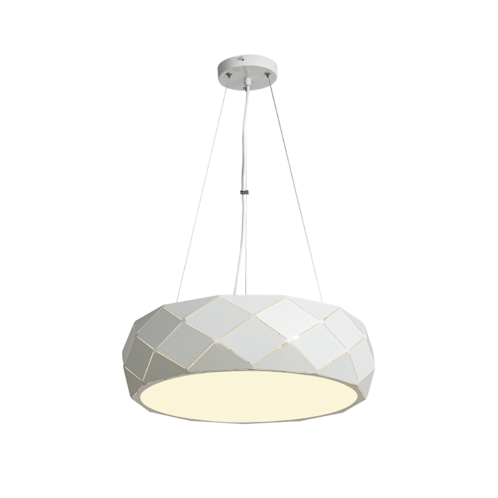 Light Prestige Reus wisząca biała E27 biały LP-8069/1P WH