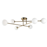Light Prestige Dorado 6 plafon złoty 6xG9 złoty / biały