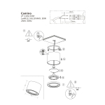 Light Prestige Camino oprawa natynkowa biała LP-1101/1SM WH 1xQR111 biały
