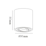 Light Prestige Tulon oprawa natynkowa biała GU10 LP-5441/1SM WH