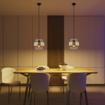 Light Prestige Miele Lampa wisząca E27 1x40W dymny/złoty LP-866/1P SM/GD