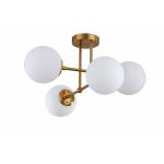 Light Prestige Roma Lampa wisząca E14 4x40W złoty/biały LP-1345/4P GD